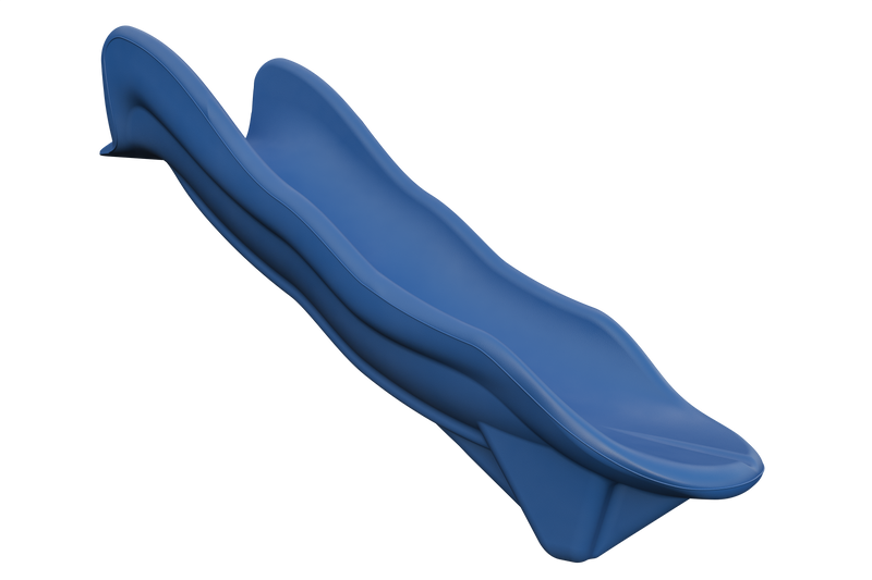 Load image into Gallery viewer, A blue Avalanche Slide designed for children's playsets.