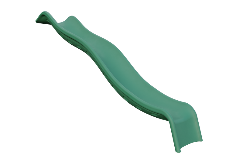 Load image into Gallery viewer, Green vinyl 10 foot waterfall slide by Tusk Molding
